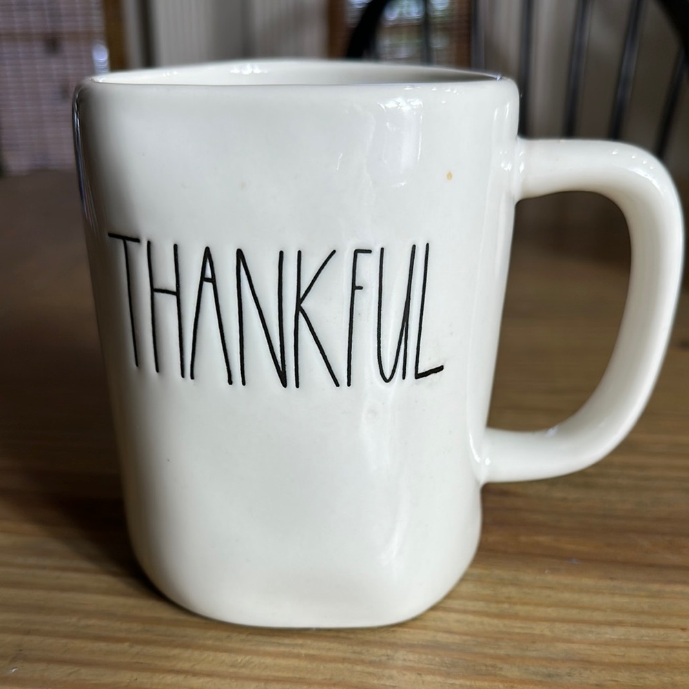 Rae Dunn “Thankful” Coffee Mug